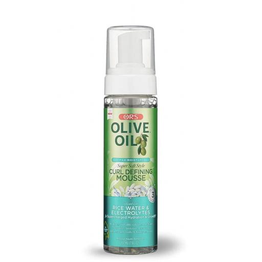 Ors Olive Oil Espuma definidora de rizos con aceite de oliva Max Moisture de ORS