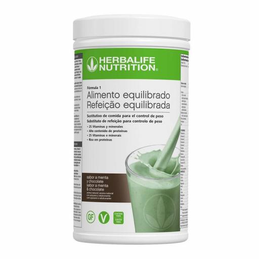 Batidos Fórmula 1 Menta y Chocolate 550g [0]