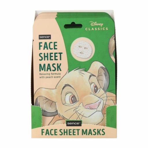 Mascarilla facial Disney Simba estampada