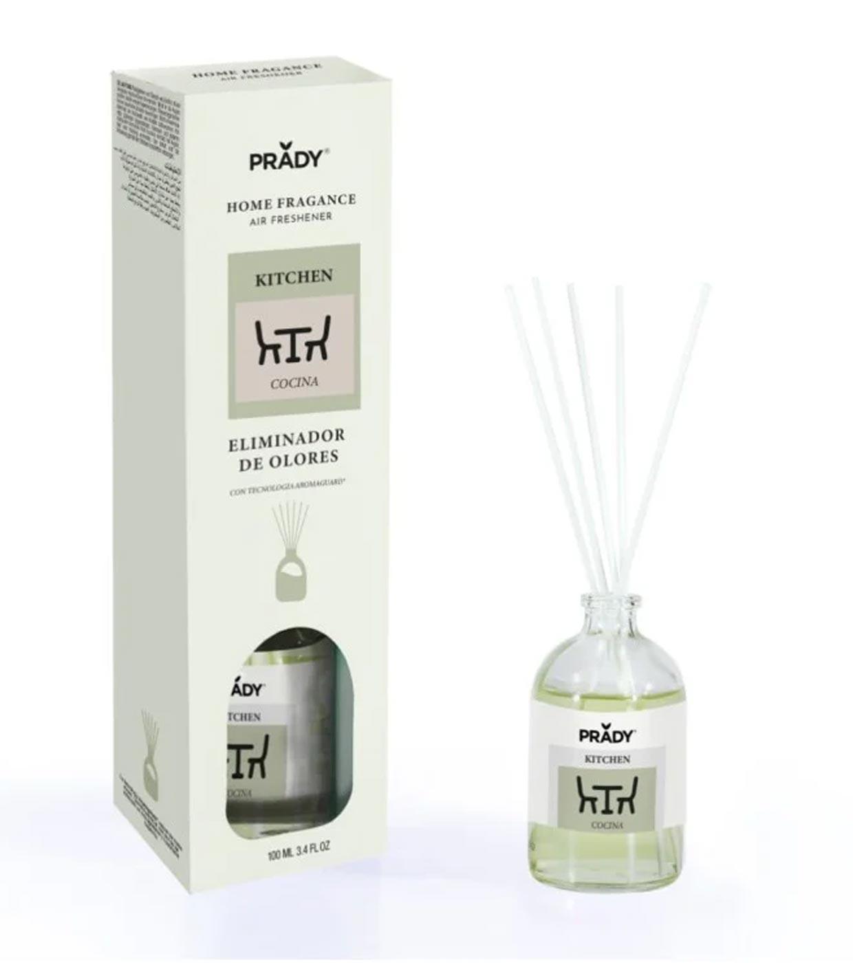 Ambientador mikado eliminador de olores de cocina.