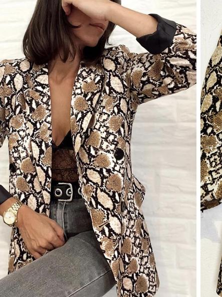 Blazer Animal Print