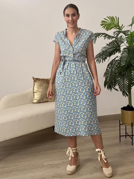 Vestido Camisero Primulas 