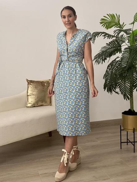 Vestido Camisero Primulas  [1]