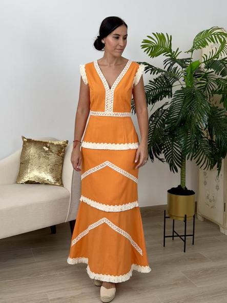 Vestido Turdetano Naranja  [3]