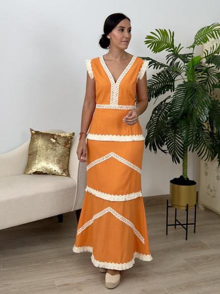 Vestido Turdetano Naranja  [2]