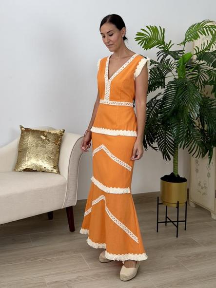 Vestido Turdetano Naranja  [1]