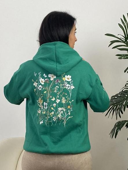 Sudadera Flores Verde [2]