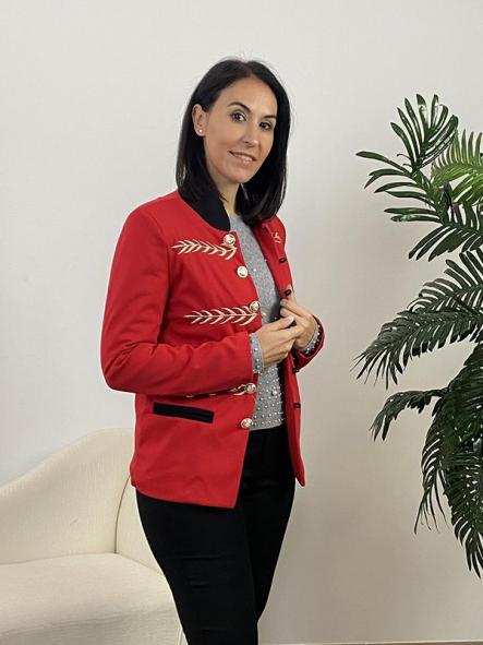 Chaqueta Atlanta Roja