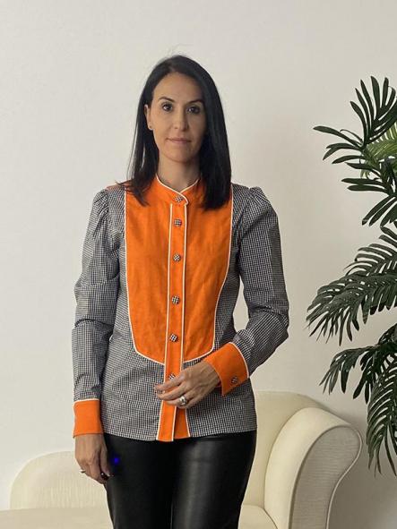 Camisa Alberti Naranja