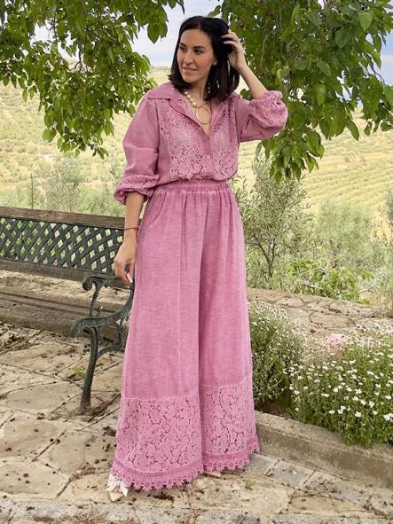 Conjunto Acuarela Rosa  [0]