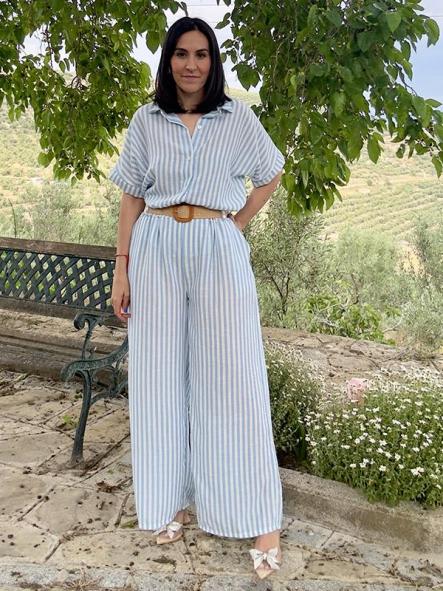 Conjunto Rayas Azul [3]
