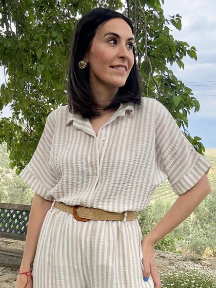 Conjunto Rayas Beige [1]