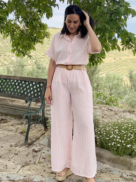 Conjunto Rayas Rosa [3]