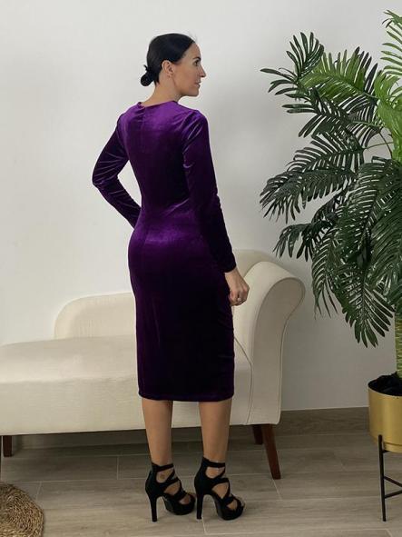 Vestido Nuñez Morado  [2]