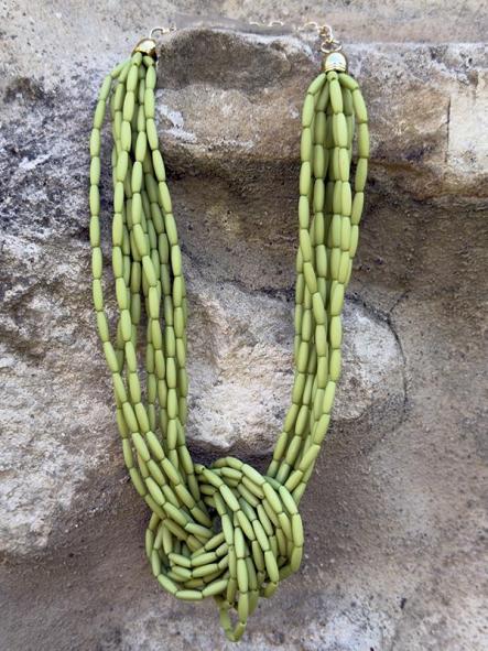 Collar Nudo Verde
