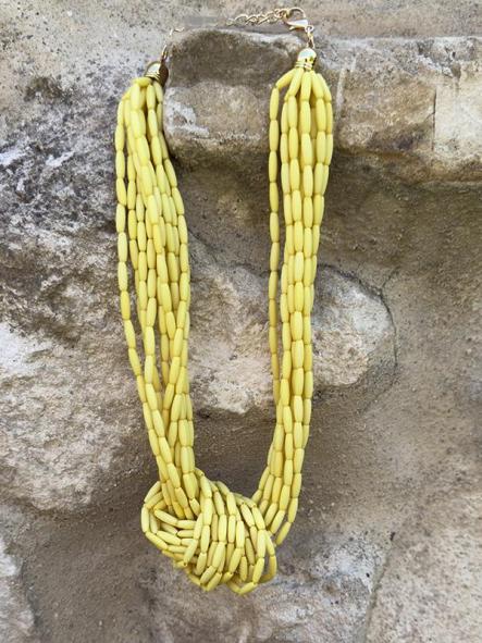 Collar Nudo Amarillo [1]