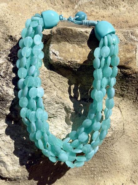 Collar Cintas Turquesa  [1]