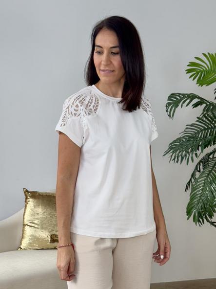 Camiseta Lucia Blanca