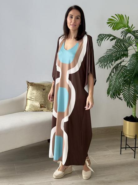 Vestido Picasso Marrón Chocolate [2]