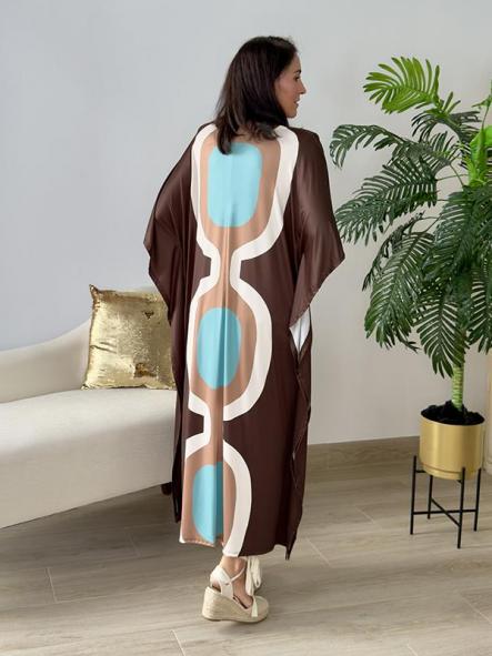 Vestido Picasso Marrón Chocolate [3]
