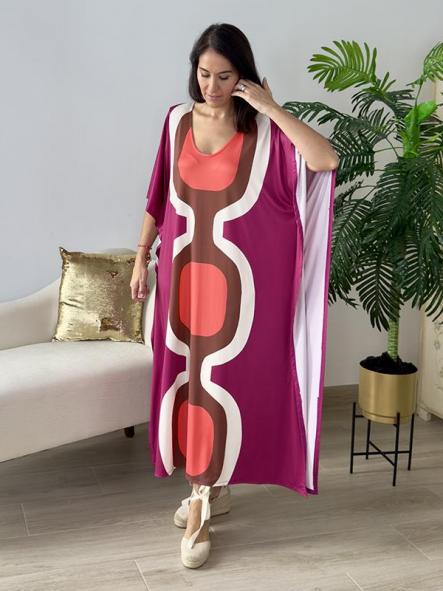 Vestido Picasso Frambuesa  [1]