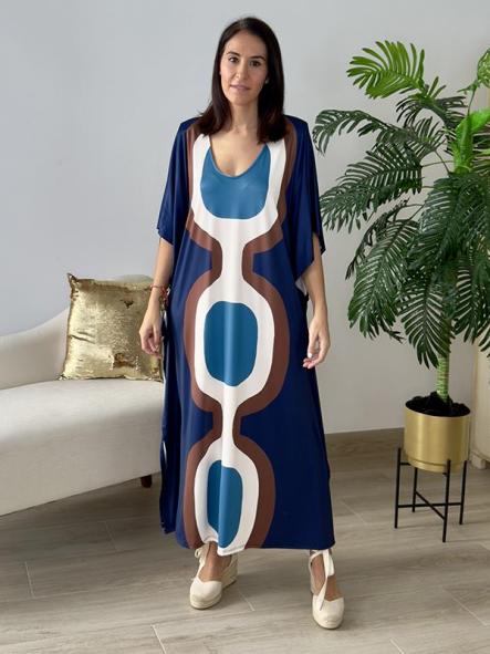 Vestido Picasso Azul Marino [3]