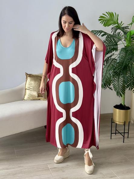 Vestido Picasso Burdeos  [2]