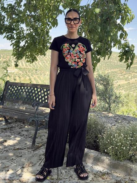 Pantalón Plisado Negro [1]