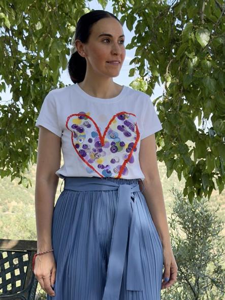 Camiseta Corazón Rojo
