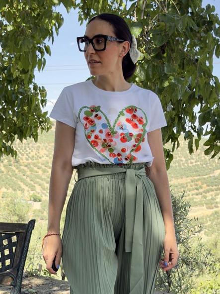 Camiseta Corazón Verde