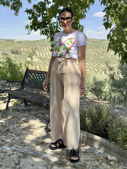 Pantalón Plisado Beige [2]
