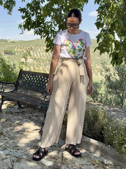 Pantalón Plisado Beige [3]