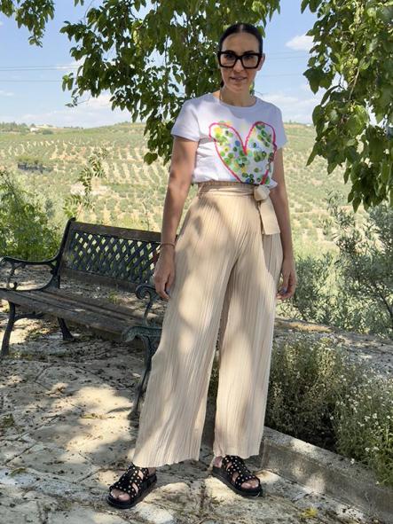 Pantalón Plisado Beige [1]