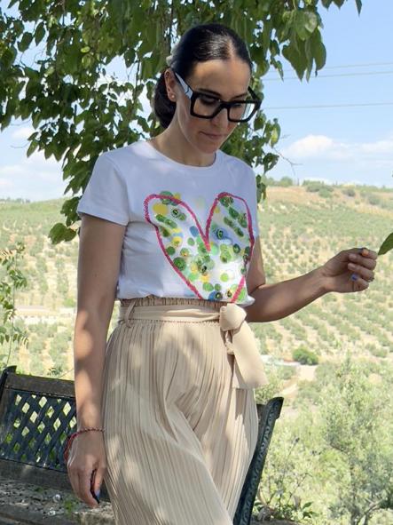Camiseta Corazón Fucsia [3]