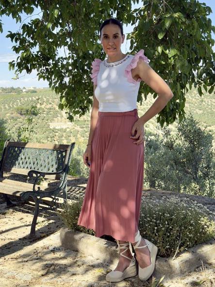 Falda Plisada Rosa [1]