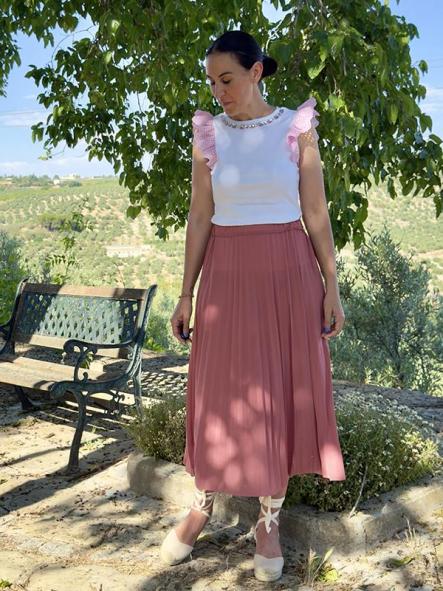 Falda Plisada Rosa [2]