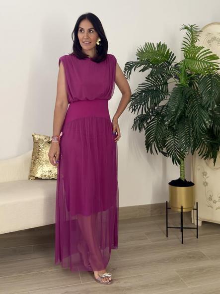 Vestido Tul Buganvilla 