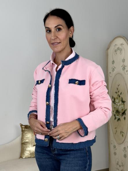 Chaqueta Denin Rosa  [0]