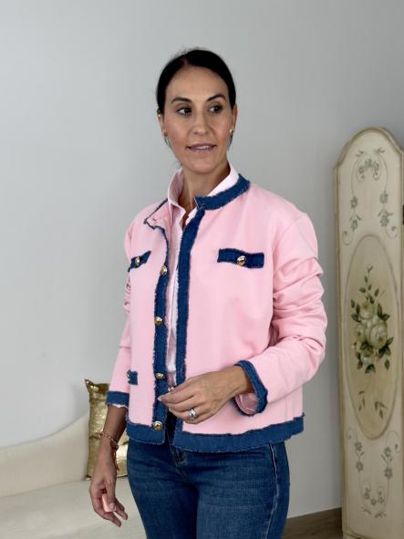 Chaqueta Denin Rosa  [3]