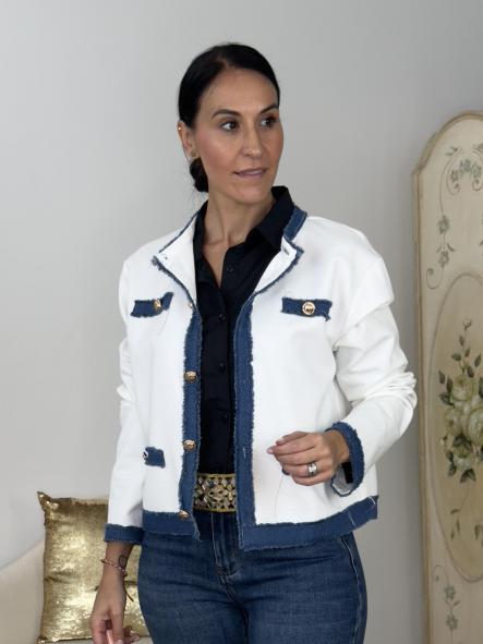 Chaqueta Denin Blanca [2]