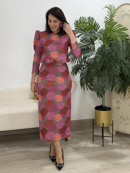 Conjunto Orquideas Fucsia [3]