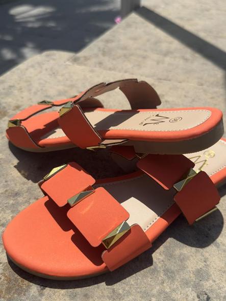 Sandalia Cristy Naranja 