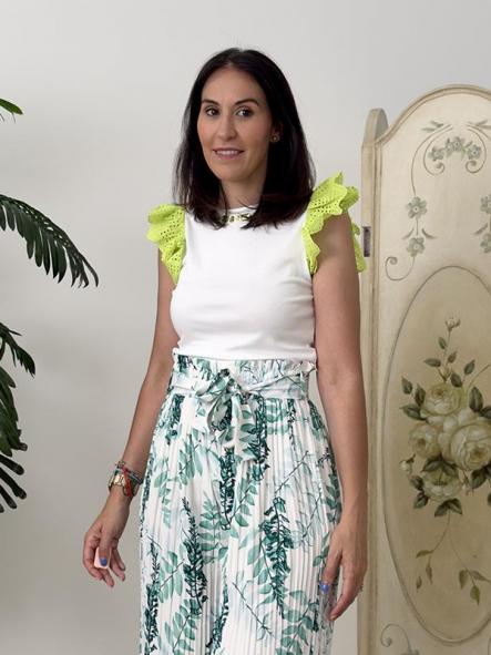 Camiseta Ainhoa Verde Lima [1]