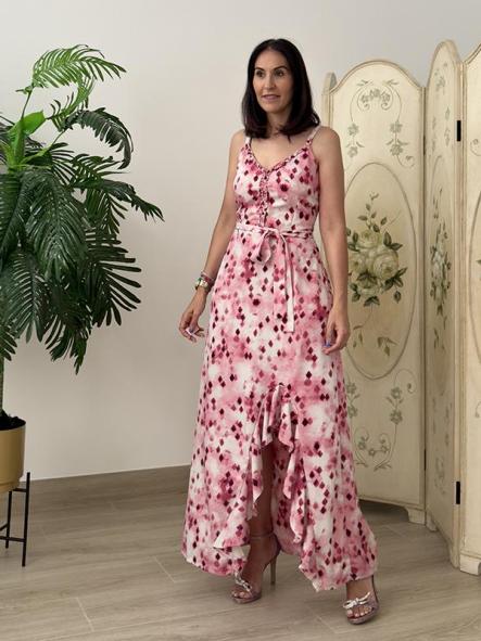 Vestido Macarena Rosa
