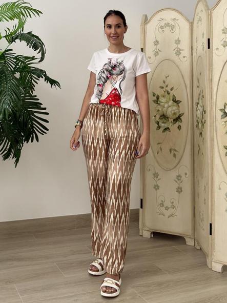 Pantalon Zig-Zag Camel [3]