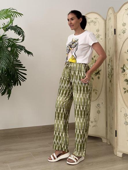 Pantalon Zig-Zag Verde  [2]