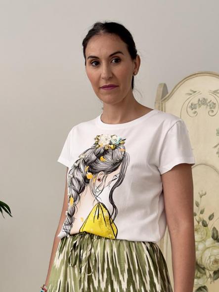 Camiseta Niña Trenza Amarilla [2]