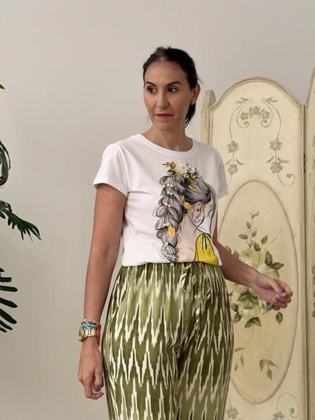 Camiseta Niña Trenza Amarilla