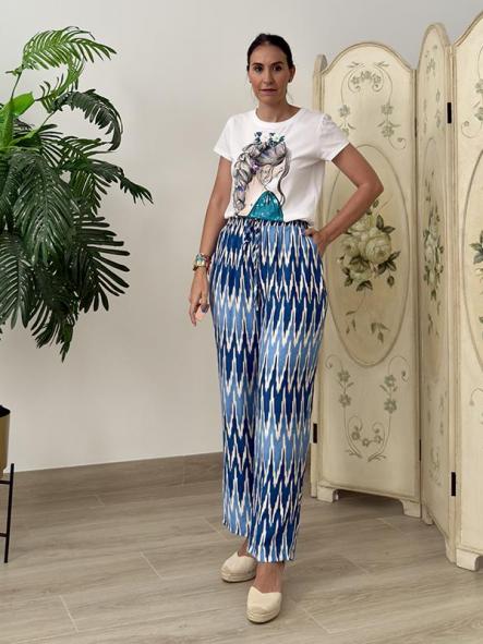 Pantalon Zig-Zag Azul [3]