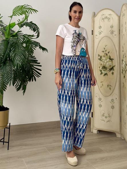 Pantalon Zig-Zag Azul [1]